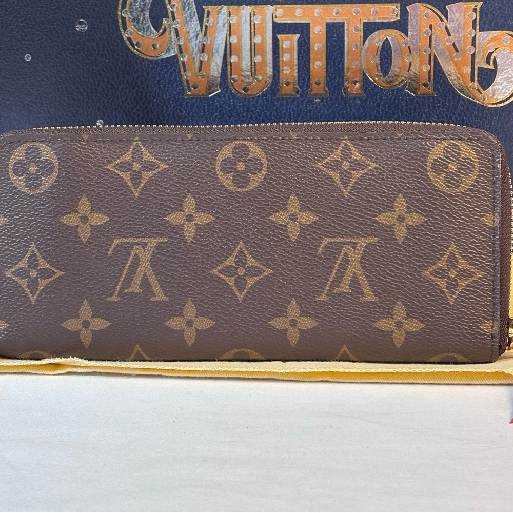 Louis Vuitton Clemence Wallet Monogram Orange - Picture 2 of 13